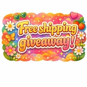 FREE shipping giveaway!✨